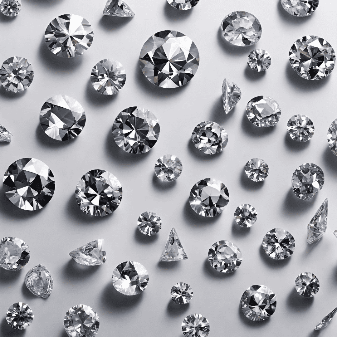 Loose diamonds at PLUTUS DIAMONDS